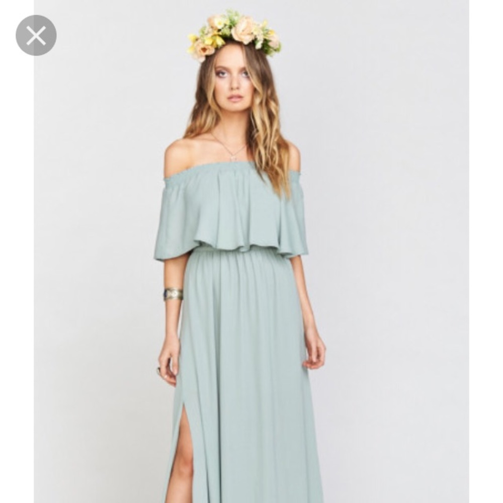 Show me your mumu hacienda maxi in silver sage
